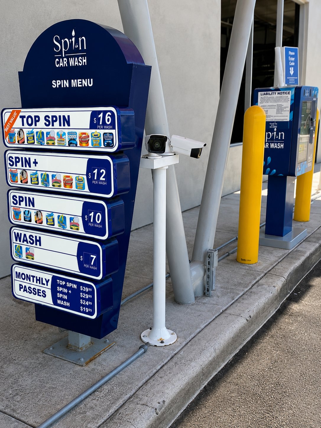 Retail surveillance, Spin Car Wash